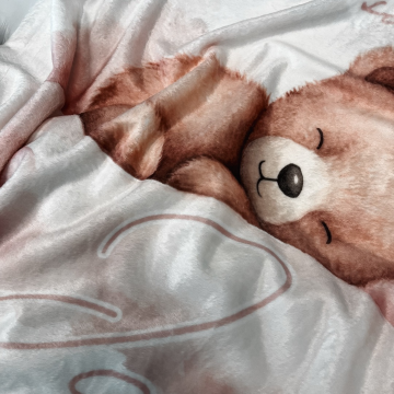 Babydeken you are so loved met beertje en eigennaam 2 0