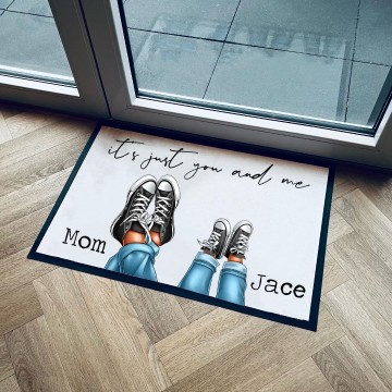 Deurmat its just you and me mom en kindernaam 0