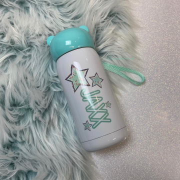 Drinkbeker kids sweet blue met naam 5 0 0