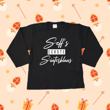 Eerste zwartsinterklaas met achtergrond