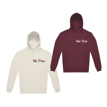 Hoodie his peace her rocknieuw zonder achtergrond