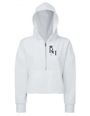 Hoodie wit met letters dames