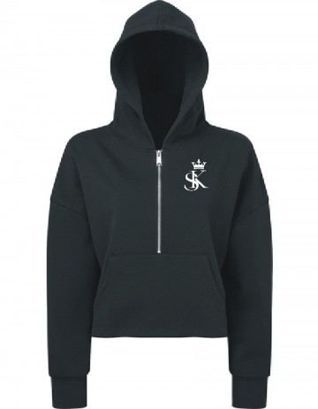 Hoodie zwart met letters dames