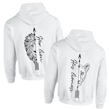 Hoodies koppels his lion his lioness 0