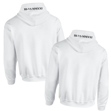 Hoodies voor koppels in romeinse cijfers 0