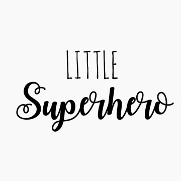 Kinderkamersticker Little superhero