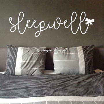Slaapkamersticker Sleepwell