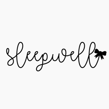 Slaapkamersticker Sleepwell