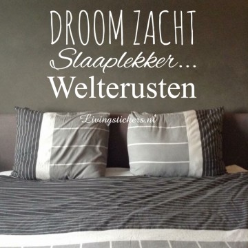Slaapkamersticker Droom zacht