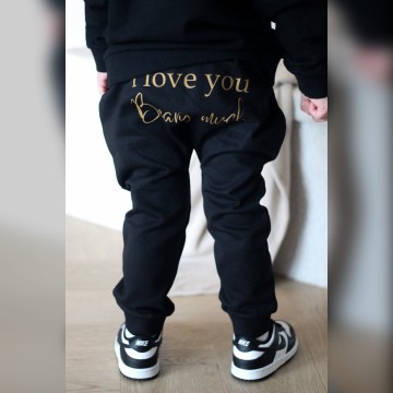 Joggingpakje voor babys en kids i love you beary much 2