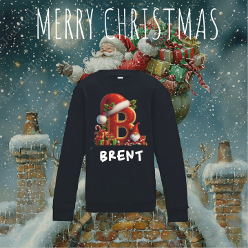 Kersttuien achtergrond alfabet  living bol