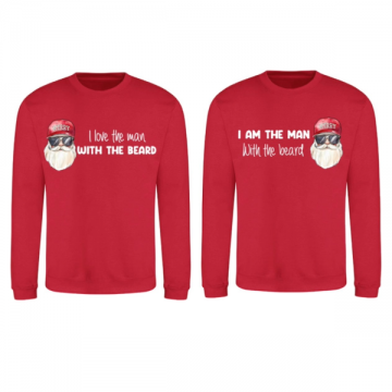 Kersttuien baard zonder achtergrond