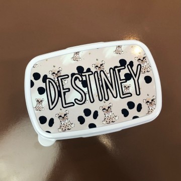 Kinder broodtrommel cheetah met eigennaam 0 0