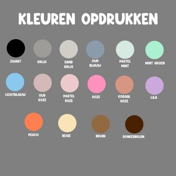 Kleuren opdrukken mokken 25