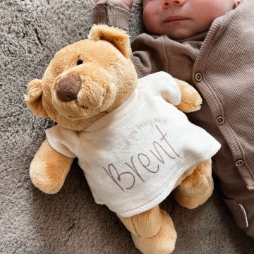 Knuffelbeer i love you beary much met naam 2 0