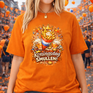 Koningsdag smullen met model oranje