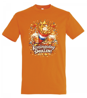 Koningsdag smullen oranje