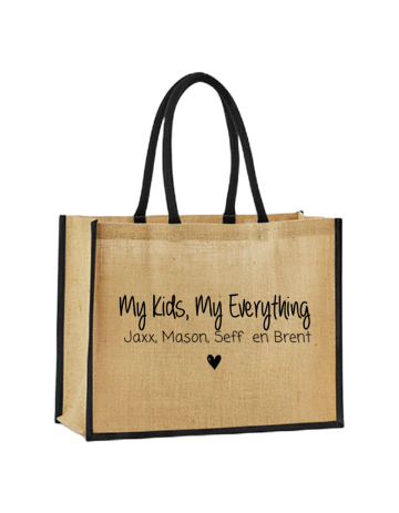 Mama tas my kids my everything met kindernamen