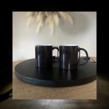 Mokken zwart achtergrond