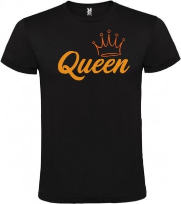 Queen zwart shirt livingstickers