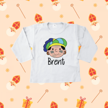 Roetveeg piet wit met achtergrond