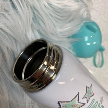 Set broodtrommel en drinkbeker met naam jongen 5 0 0