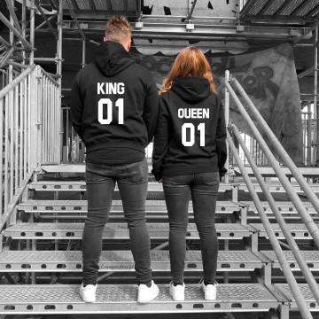 Setje hoodies king en queen 01 0