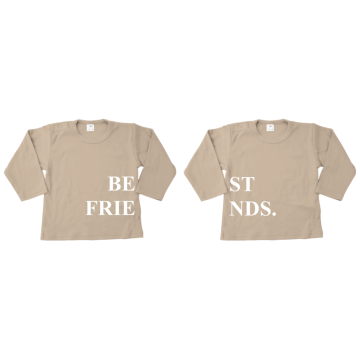 Setje shirts best friends 0