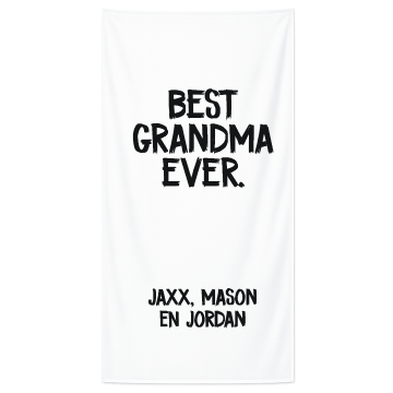 Strandlaken best grandma met namen livingstickers zaandam zonder