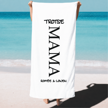 Strandlakens nieuw trotse mama  en naam livingstickers 1