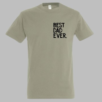 Vaderdag cadeau shirt best dad ever met kindernaam of kindernamen 0 1 0 0