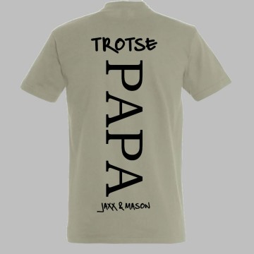 Vaderdag cadeau shirt trotse papa met kindernaam of kindernamen 0 0 0 0