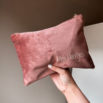 Velvet toilettasje mijn kleertjes
