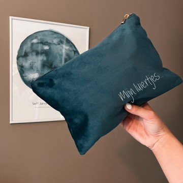 Velvet toilettasje mijn luiertjes