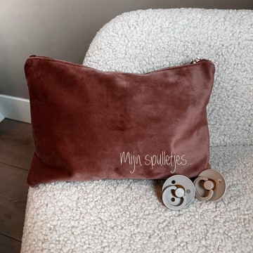 Velvet toilettasje mijn spulletjes