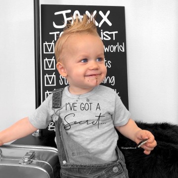 Zwangerschaps bekendmaking grote broer shirt ive got a secret im going to be a big brother