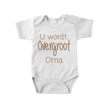 Zwangerschaps bekendmaking romper u wordt overgroot oma