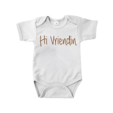 Zwangerschapsbekendmaking romper beste vrienden hi vriendin